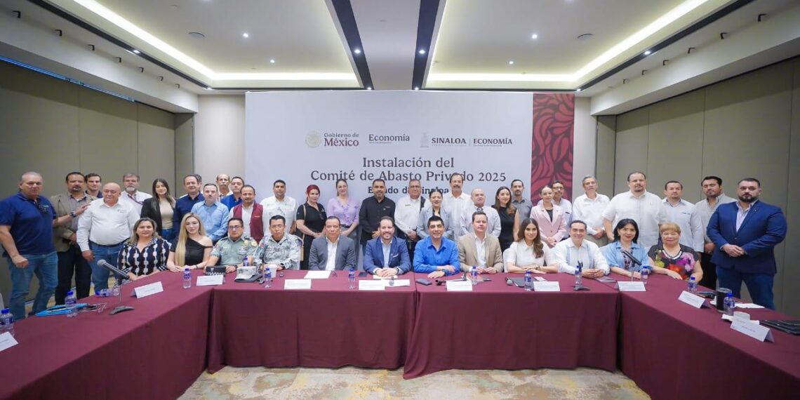 Instalan en Sinaloa el Comité de Abasto Privado en Situaciones de Emergencia 2025
