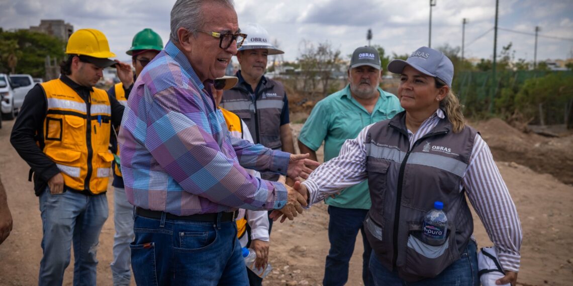Al supervisar avances del Malecón Margen Izquierdo, Gobernador Rocha afirma que la obra dará mejor calidad de vida a Culiacán