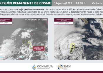Tormenta Cosme se disipa y deja de representar peligro para México: Protección Civil – NR | NOTICIAS