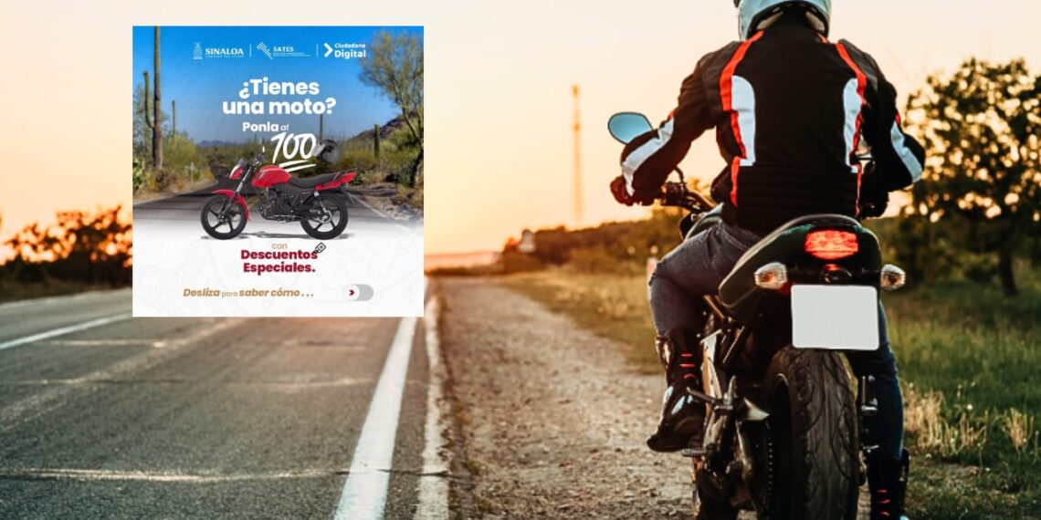 Lanzan descuentos especiales para motociclistas en Sinaloa: hasta 80% en alta de placas – NR | NOTICIAS