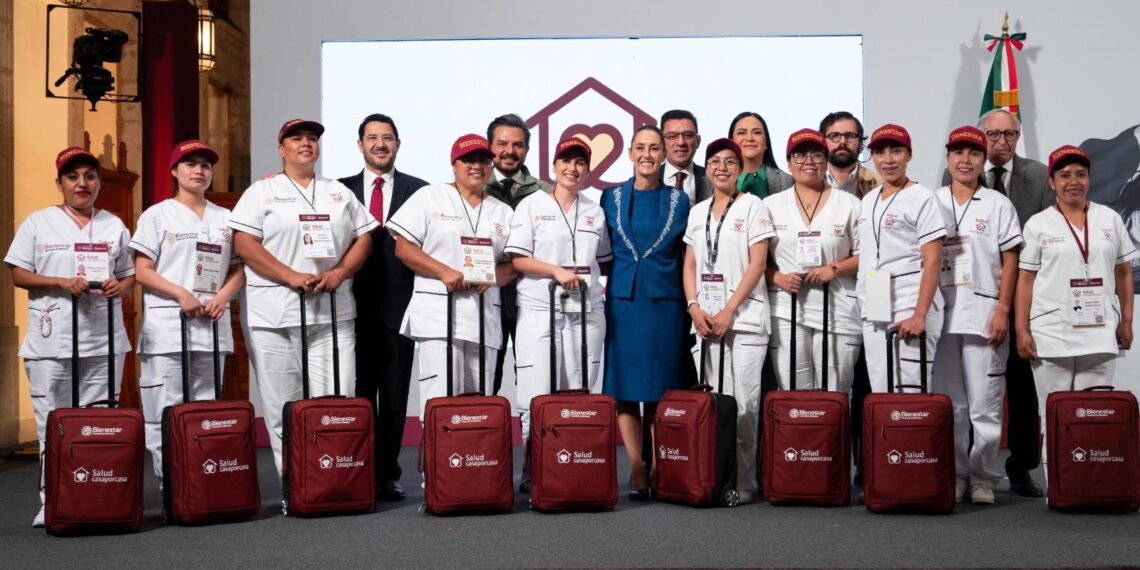 Presidenta Claudia Sheinbaum encabeza el arranque Nacional del programa Salud Casa por Casa