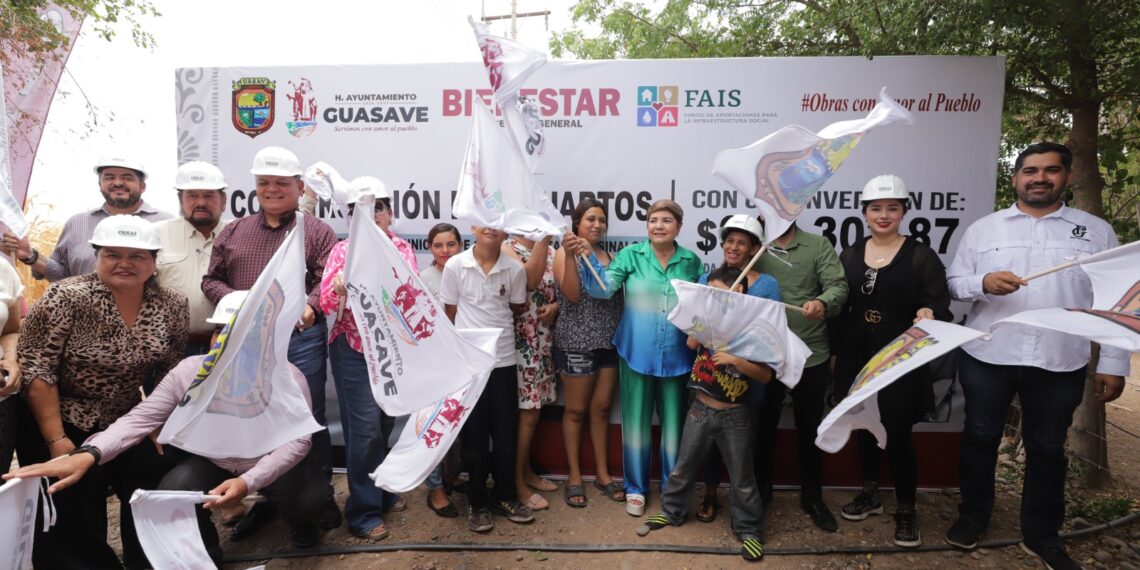 Hacen justicia a familias de Norotío Cuba; inicia construcción de tres cuartos-dormitorios