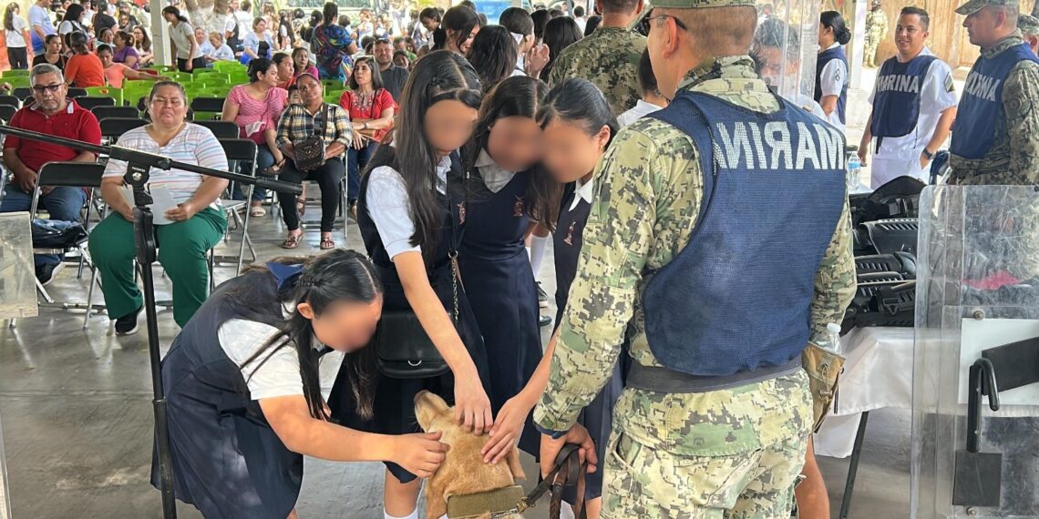 Personal Naval participó en “La jornada por la paz mujeres sin violencia”, en Ahome