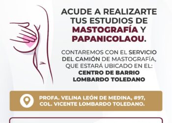 Invitan a la Jornada de Bienestar “Por tu salud y bienestar” con estudios gratuitos de mastografía y Papanicolaou