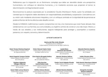 Gobernadores de la CONAGO, incluido Rocha, condenan redadas contra migrantes en California