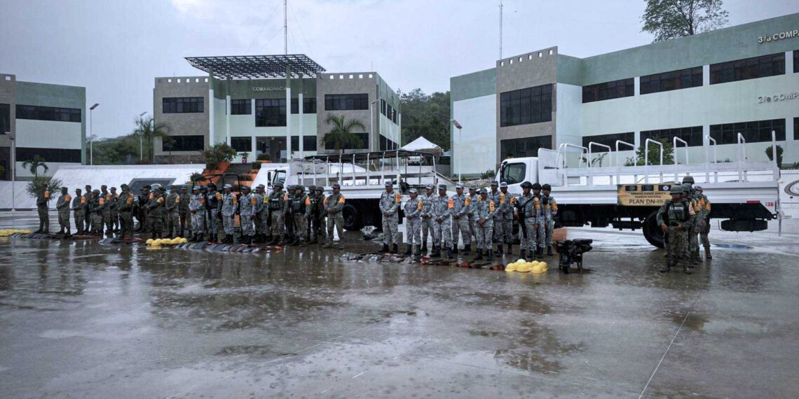 Despliegan fuerza de tarea de más de 32 mil elementos ante “Erick”