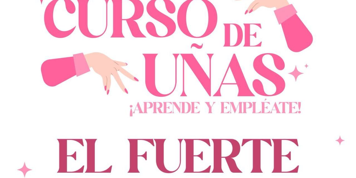 Invitan a jóvenes de El Fuerte al curso gratuito de aplicación de uñas