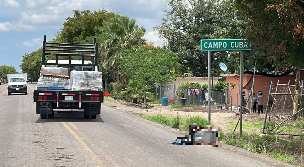 Abandonan hielera con restos humanos en la carretera La 20, en Culiacán