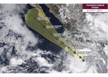 Sinaloa refuerza monitoreo ante lluvias por huracán Flossie; hay afectaciones en algunos municipios