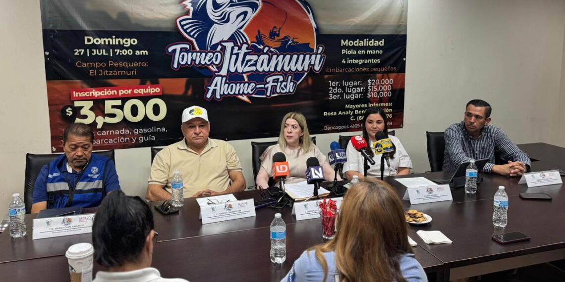 Presentan Torneo “Jitzámuri Ahome Fish 2025” para el impulso de la economía en el campo pesquero