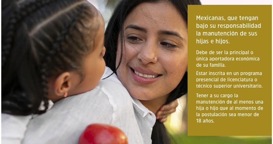 Convoca a la UAS mujeres estudiantes de licenciatura a que participen por las Becas para Madres Mexicanas Jefas de Familia 2025