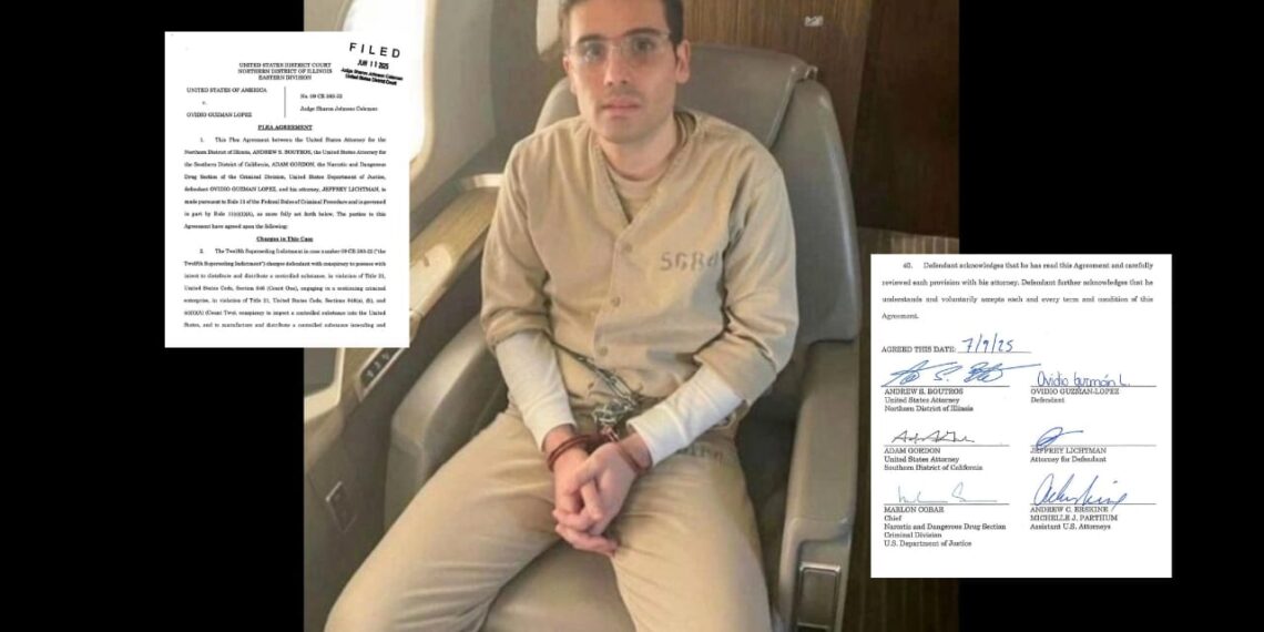 Acuerdo de culpabilidad: Ovidio Guzmán se declara culpable de cargos relacionados con crímenes organizados ante EE.UU