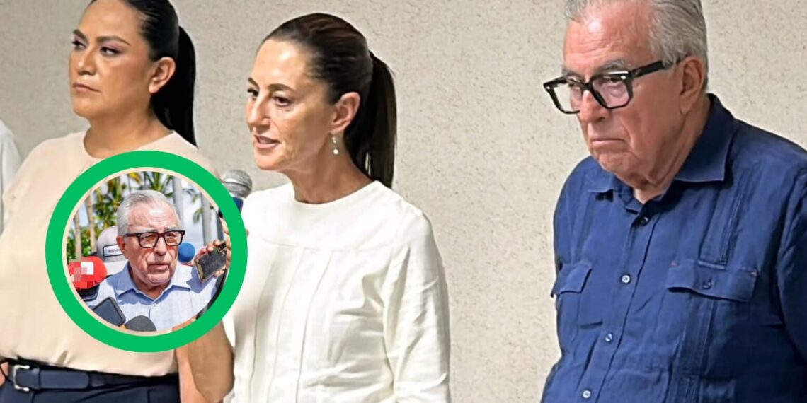 Seguridad y salud, los temas de Rocha con Sheinbaum en su visita a Sinaloa