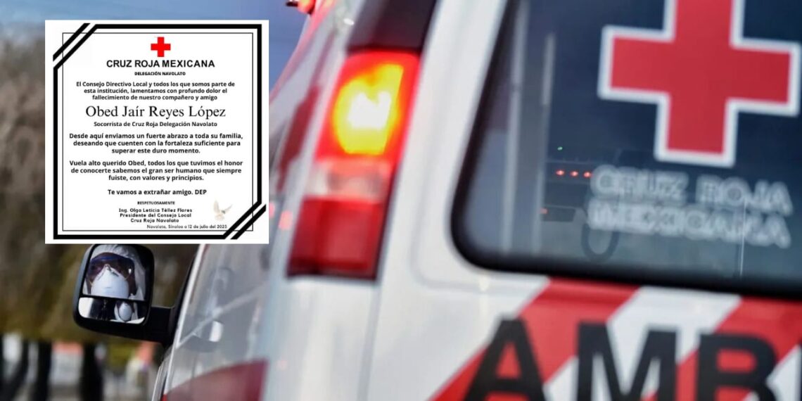 Luto en Cruz Roja: paramedico muere “levantado” en Navolato