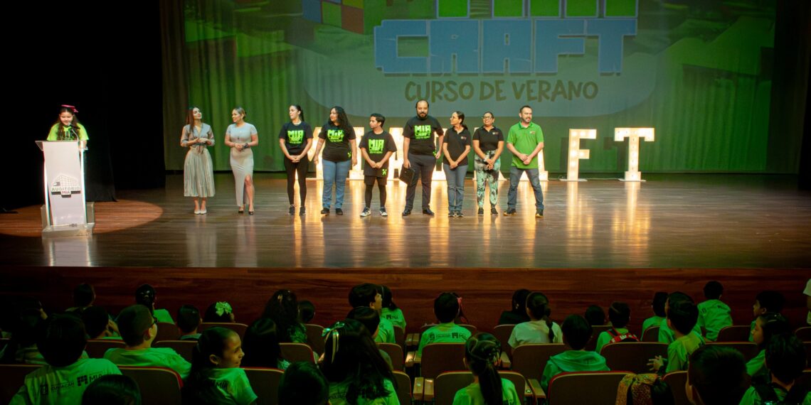 Inauguran curso de verano 2025 “Miacraft” para más de 200 niñas y niños