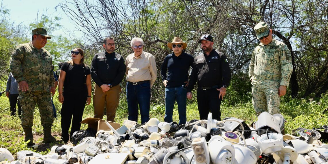 Encabeza el gobernador Rocha acto de incineración de narcóticos y destrucción de objetos del delito