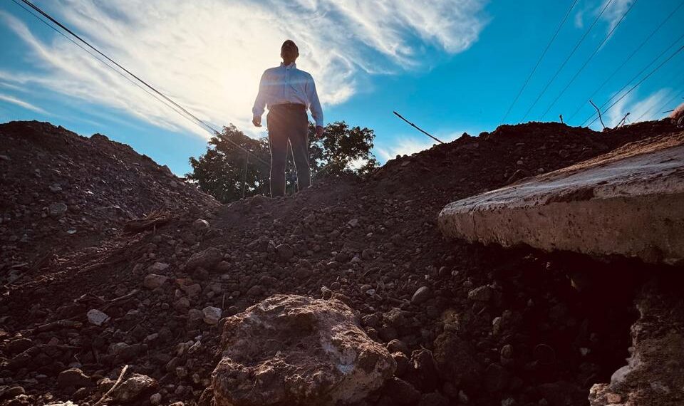 Presidente Antonio Menéndez destaca avances de obras en Ahome tras recorrido el fin de semana