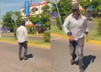 Agreden a agente de Tránsito en Los Mochis; agresor fue detenido y sancionado