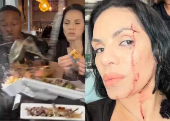 Influencers sobreviven a impactante accidente en restaurante mientras reseñaban una hamburguesa