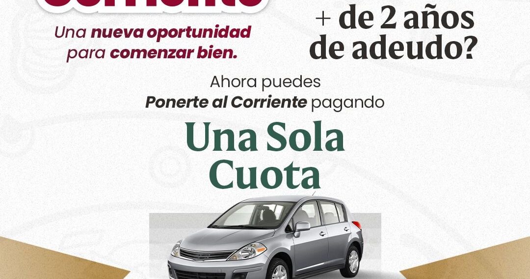 No dejes pasar esta oportunidad y “Ponte al corriente”.
