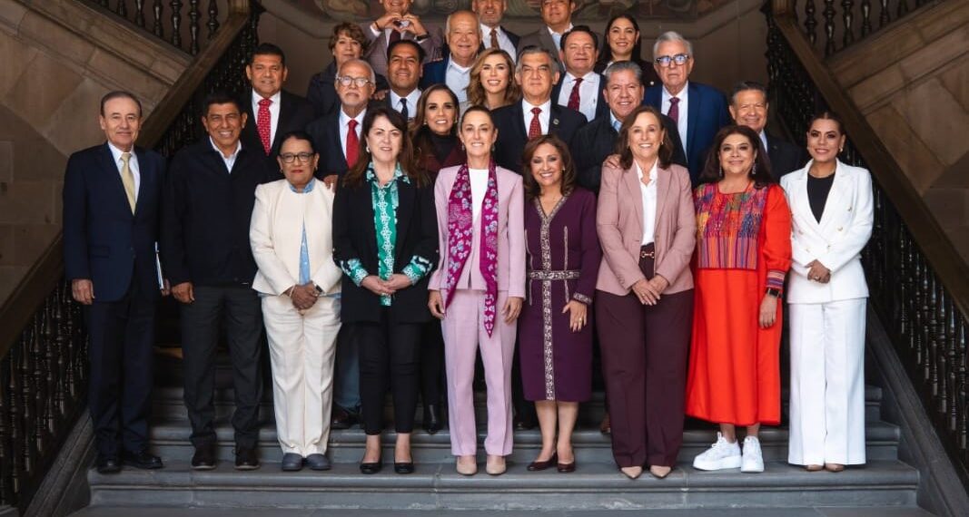 El gobernador Rubén Rocha Moya se reúne con la presidenta Claudia Sheinbaum