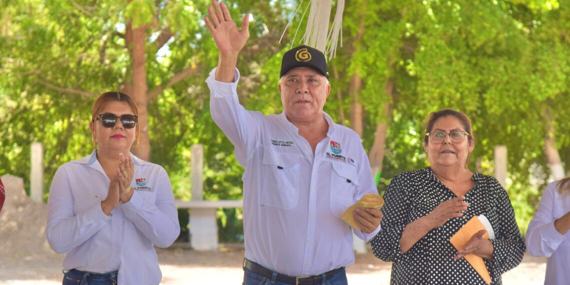Alcalde Gildardo Leyva entrega importantes obras sociales en comunidades de El Fuerte