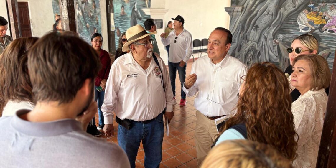 Autoridad nacional de cultura recorre Ahome para fortalecer promoción y conservación del patrimonio