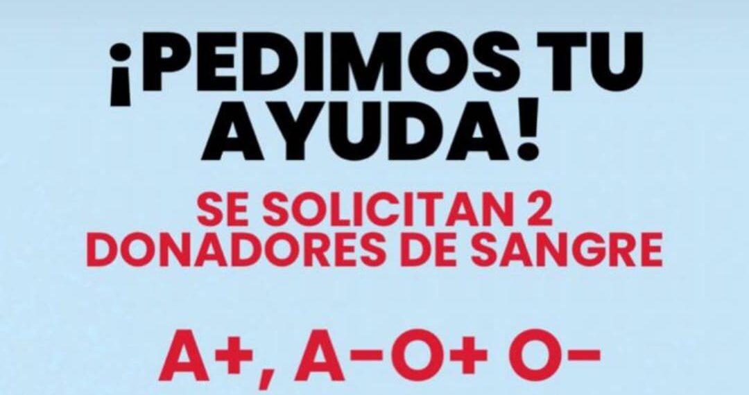 Solicitan donadores de sangre para Rosario Mercado Armenta en Los Mochis – NR | NOTICIAS