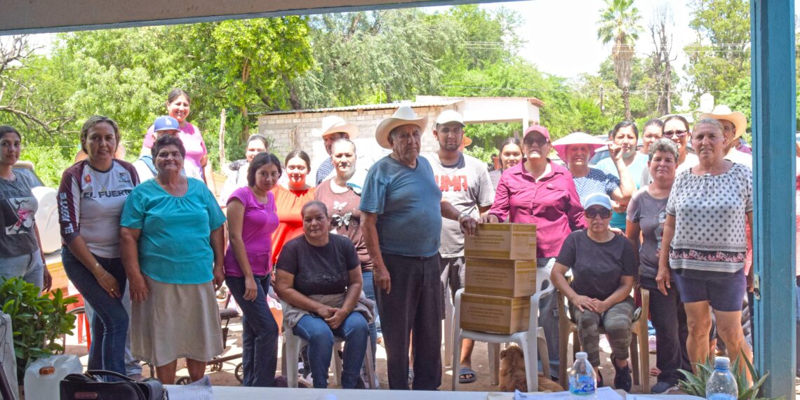 DIF El Fuerte lleva apoyo alimentario a Las Cabras y Los Terreros