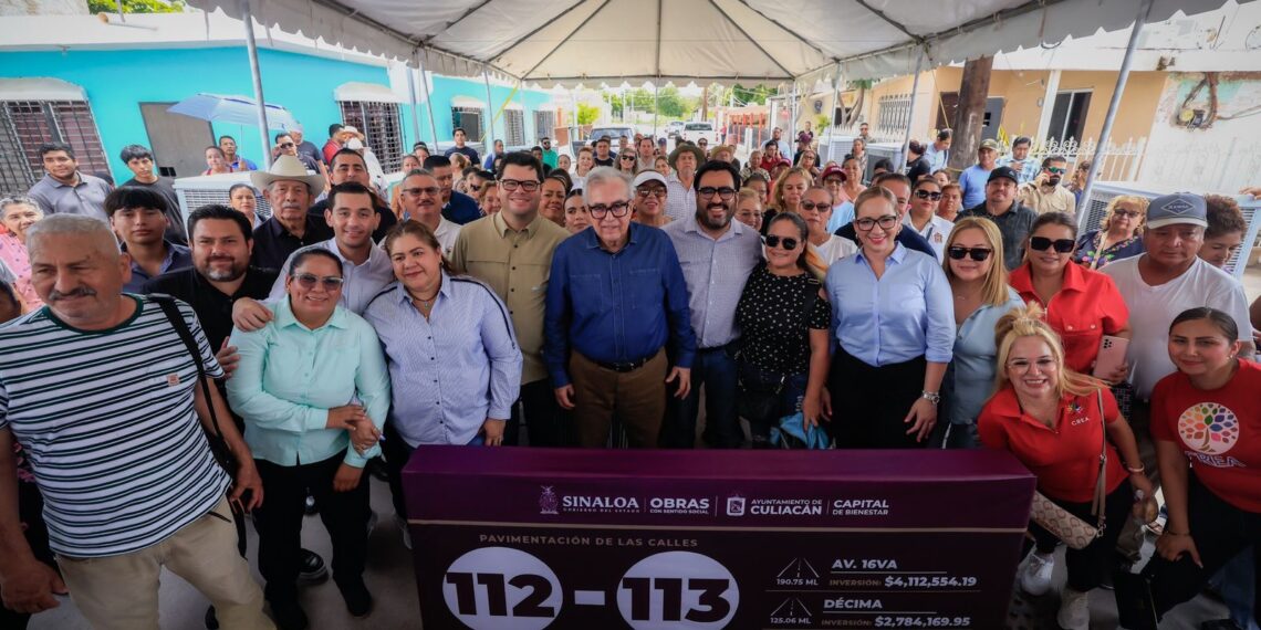 Toda la gente merece vivir con dignidad: afirma gobernador Rocha al entregar obras en Costa Rica