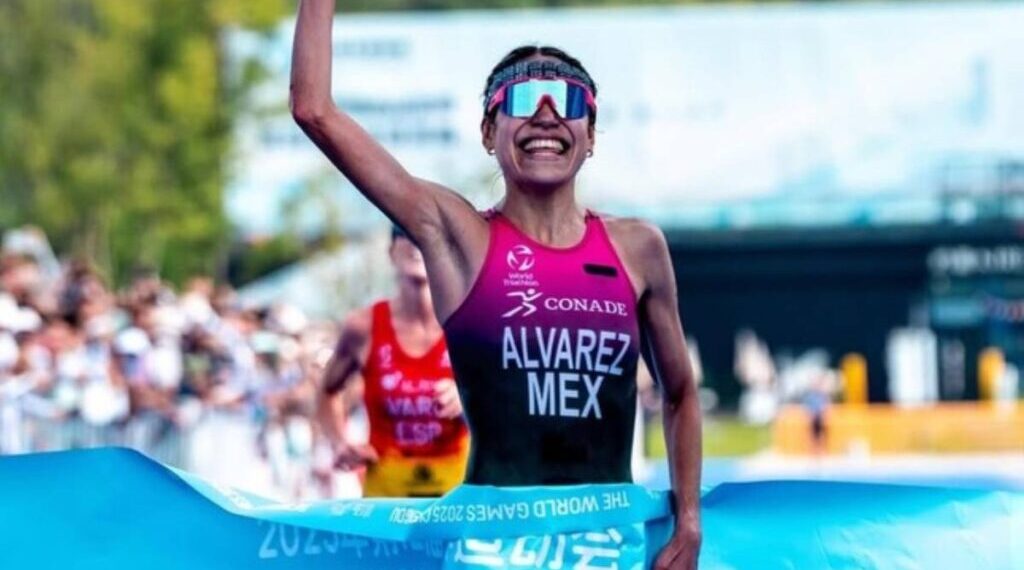 Anahí Álvarez gana el oro en el duatlón de los Juegos Mundiales Chengdú