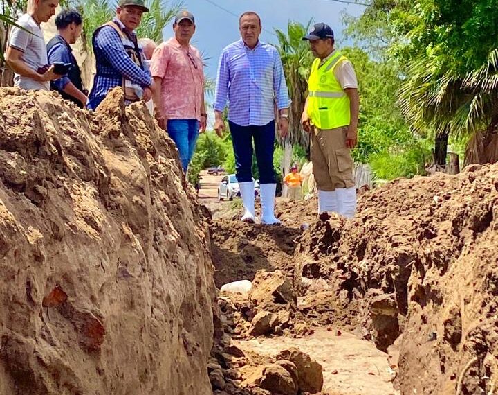 Municipio responde de inmediato a tromba que afectó a Higuera de Zaragoza