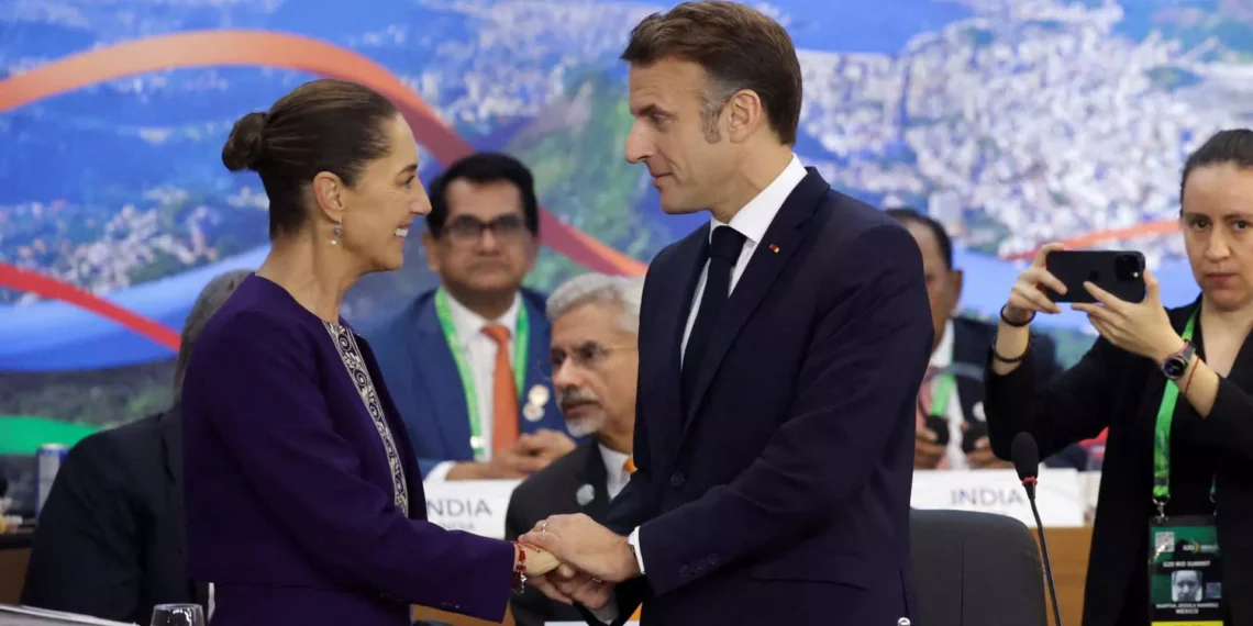 Sheinbaum confirma que presidente francés Emmanuel Macron visitará México