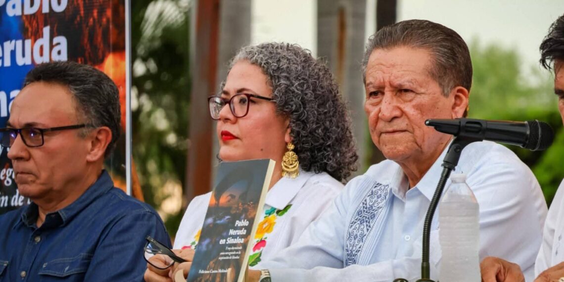 Feliciano Castro presenta en Mocorito su libro “Pablo Neruda en Sinaloa”