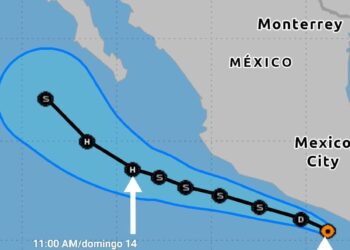 La depresión tropical Trece-E se fortalece: será tormenta y luego huracán “Mario” este viernes