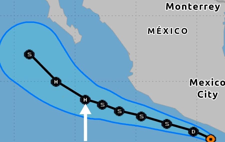 La depresión tropical Trece-E se fortalece: será tormenta y luego huracán “Mario” este viernes