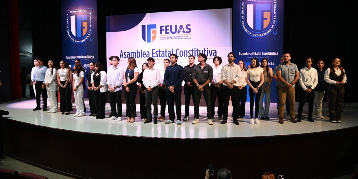 Consolidando la representación estudiantil y logrando una comunidad universitaria más unida, es conformada de manera oficial la Federación de Estudiantes de la UAS