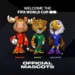 Ellos son Maple, Zayu y Clutch, las mascotas del Mundial 2026