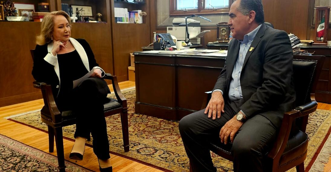 Mantiene reunión el Rector Jesús Madueña y la Ministra Jazmín Esquivel, fortaleciendo la colaboración entre el Poder Judicial y la Casa Rosalina