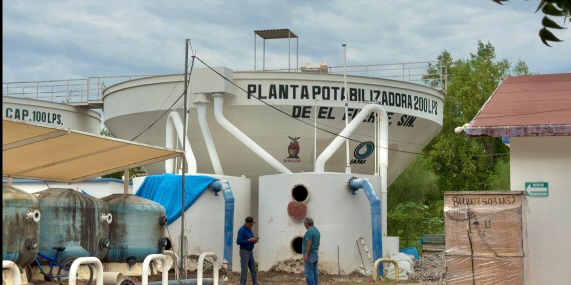 Avanzan los trabajos de mantenimiento en la planta potabilizadora de la cabecera municipal