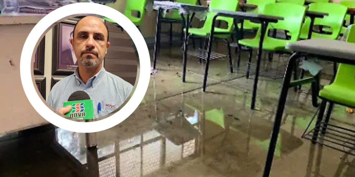 Lluvias afectan a más de 20 escuelas en Ahome; alumnos toman clases al aire libre en Goros 2 – NR | NOTICIAS