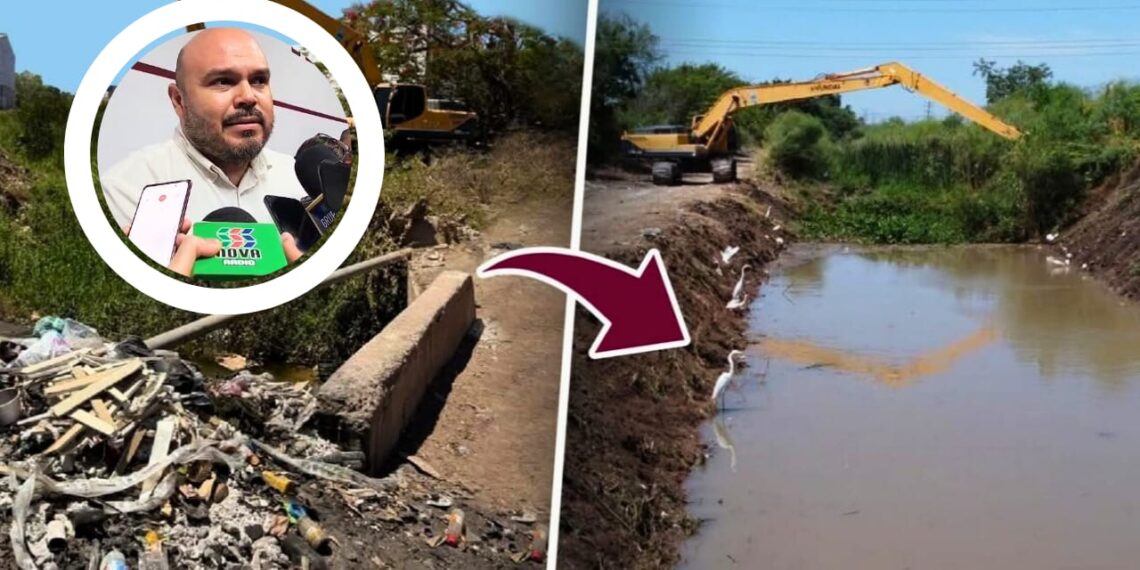 Limpieza de canales al 80% y calles en revisión: Avances de Obras Públicas en Ahome tras lluvias – NR | NOTICIAS