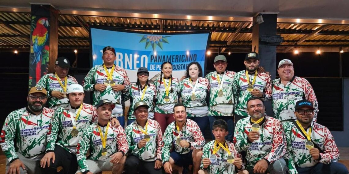 México se corona Campeón Panamericano de Pesca de Playa en Costa Rica; sinaloenses brillan en la justa internacional