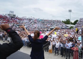 Récord histórico: Presidenta Claudia Sheinbaum reúne en un día a 72 mil personas en Chiapas, Tabasco y Campeche