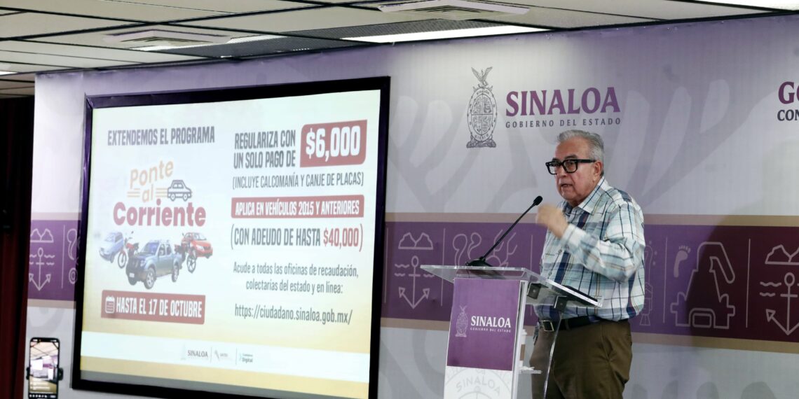 “Ponte al Corriente” ha significado un ahorro de 906 millones de pesos para los propietarios de vehículos: gobernador Rocha