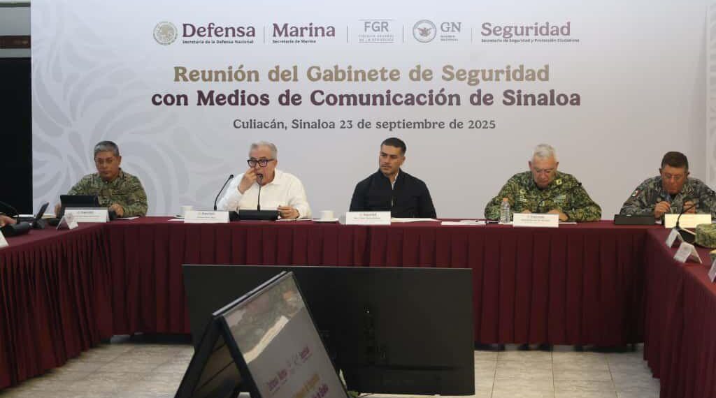 El Gabinete de Seguridad fortalece la colaboración con medios de comunicación de Sinaloa