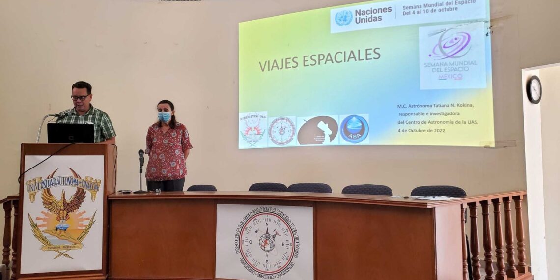 El Centro de Astronomía de la Facultad de Ciencias de la Tierra y el Espacio de la UAS conmemorará la Semana Mundial del Espacio 2025