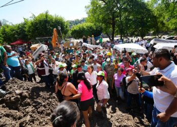 Recorre Presidenta Claudia Sheinbaum, por tercera vez, las zonas afectadas por lluvias