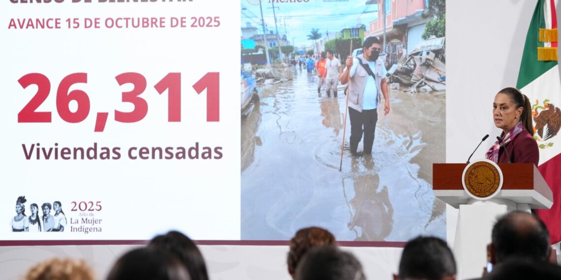 Presidenta Claudia Sheinbaum reconoce convicción y sacrificio de trabajadores de la CFE; se tiene un 93% de avance en restablecimiento del suministro eléctrico