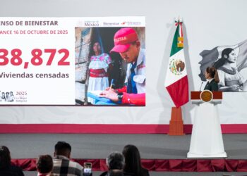 Gobierno de México: las y los servidores de la nación han censado 38 mil 872 viviendas afectadas por las lluvias